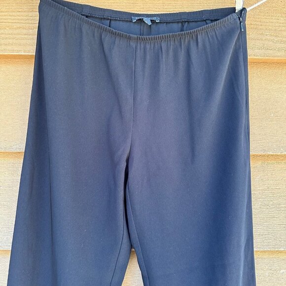 Eileen Fisher Petite Black Stretchy Trouser Size S - Picture 2 of 9